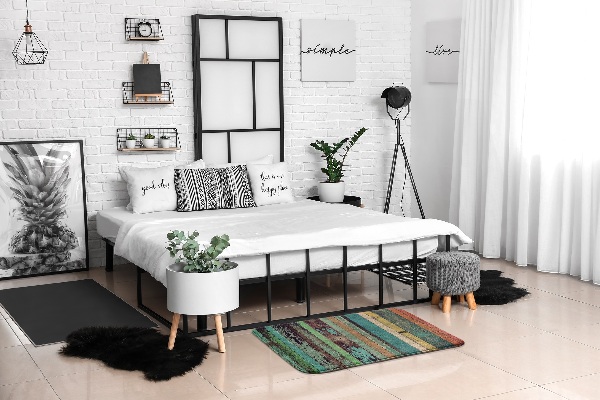 Tapijt Verticale houten planken
