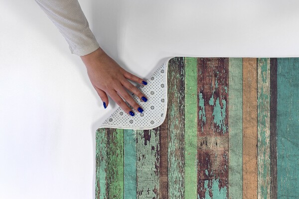 Tapijt Verticale houten planken