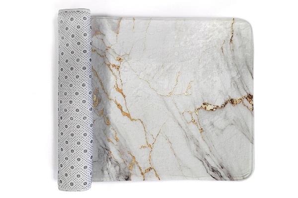 Tapijt Marmer motief in beige tinten