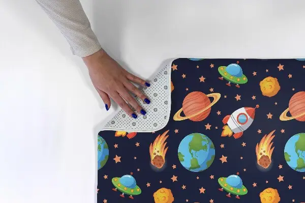 Tapijt Planeten raketten en ruimte