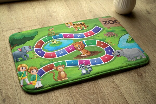 Tapijt Bordspel dierentuin