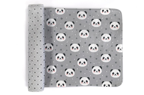 Tapijt Panda's en sterren