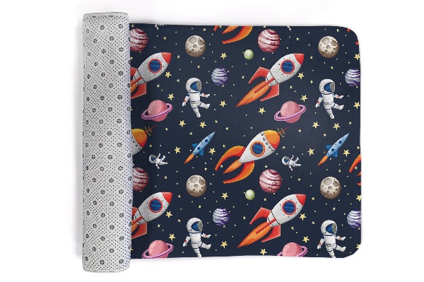 Tapijt Planeten en astronautenraketten