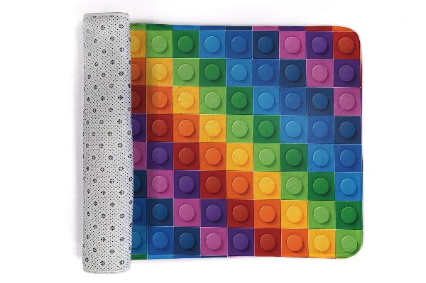 Tapijt Gekleurde LEGO blokjes
