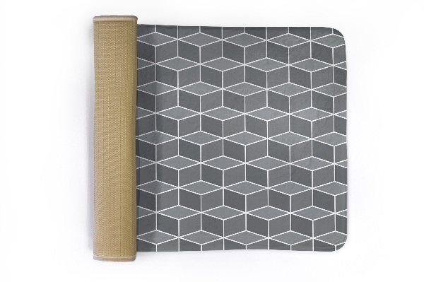 Tapijt Geometrisch patroon met blokjes