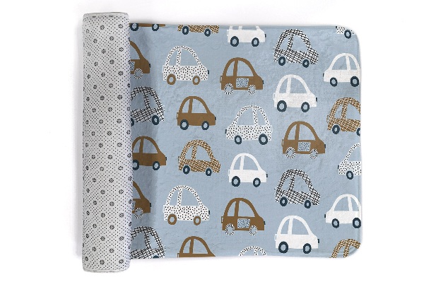 Vloerkleed Auto's op een patroon