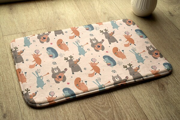 Vloerkleed Dieren met instrumenten