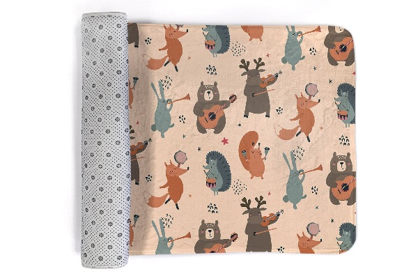 Vloerkleed Dieren met instrumenten