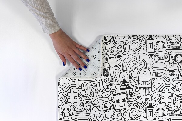 Vloerkleed Doodle patroon