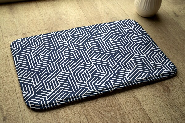 Vloerkleed Geometrisch patroon met lijnen en pijlen