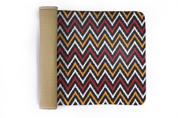 Vloerkleed Zigzag patroon in stof