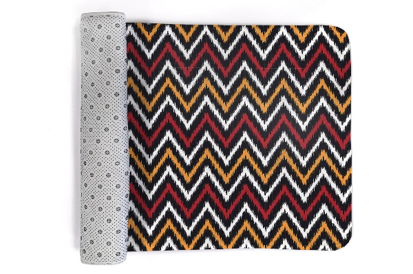 Vloerkleed Zigzag patroon in stof