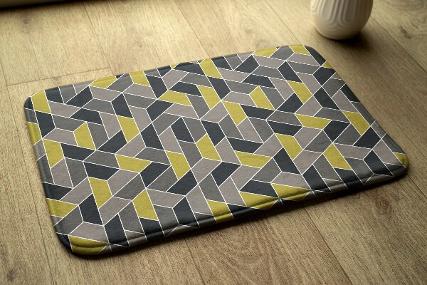 Vloerkleed Geometrisch patroon met gekleurde ruitjes