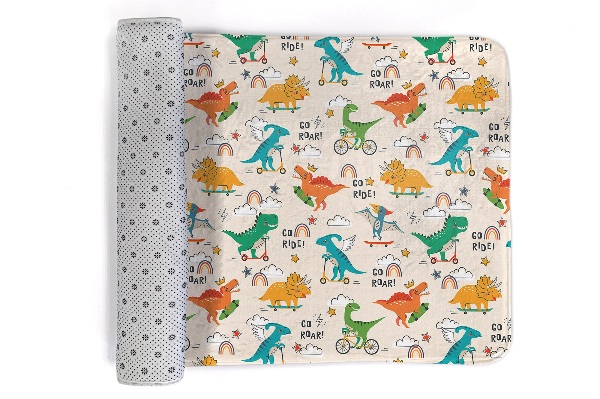 Vloerkleed Dinosaurussen op voertuigen