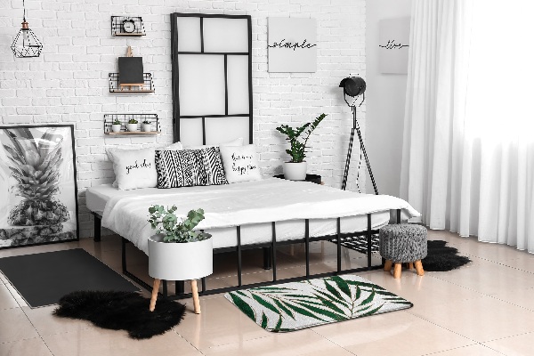 Vloerkleed Bladeren met patroon