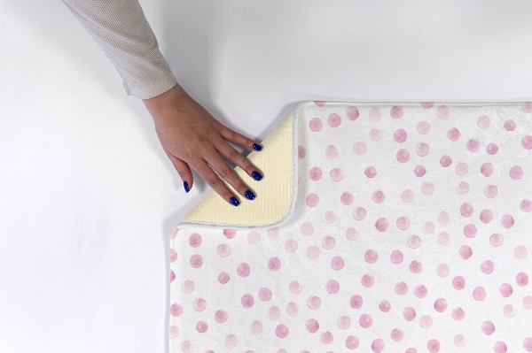 Vloerkleed Roze stippenpatroon