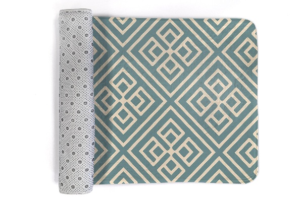 Vloerkleed Geometrisch patroon met vierkanten