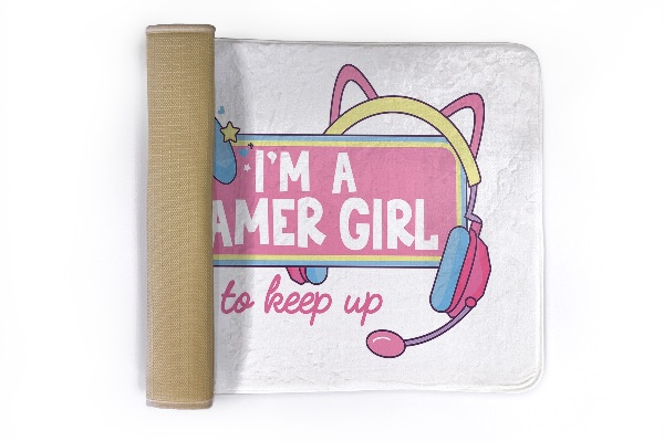 Vloerkleed Gamer meisje grafisch