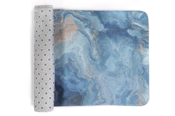 Vloerkleed Abstract patroon in blauwtinten