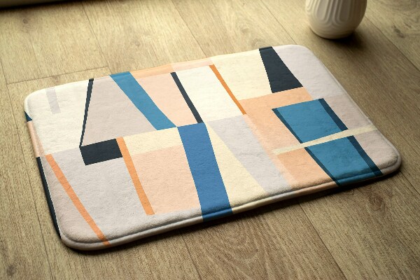 Vloerkleed Abstracte geometrische vormen en lijnen