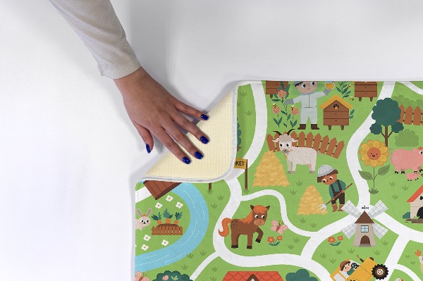 Vloerkleed Boerderij met kinderen