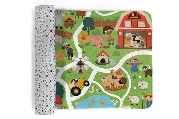 Vloerkleed Boerderij met kinderen