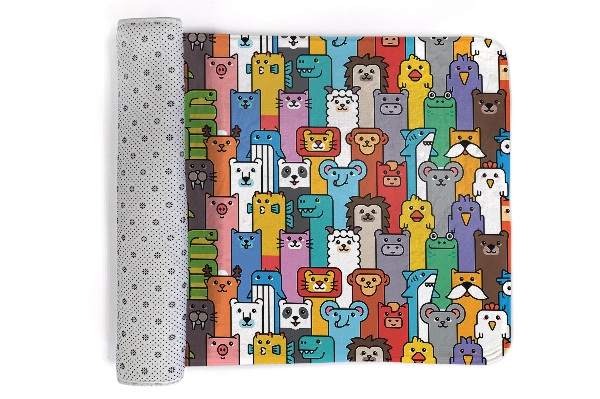 Vloerkleed Gekleurde cartoon dieren