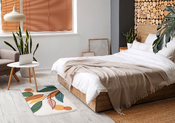 Vloerkleed Abstracte bladeren