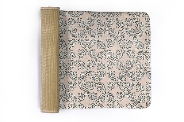 Vloerkleed Geometrisch patroon met gebogen lijnen