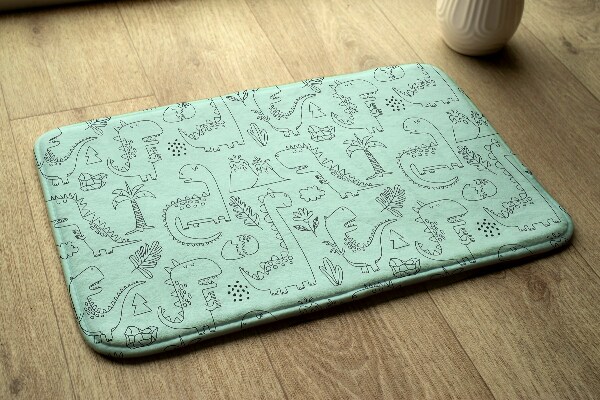 Kleed Dinosaurus en plantenmotief