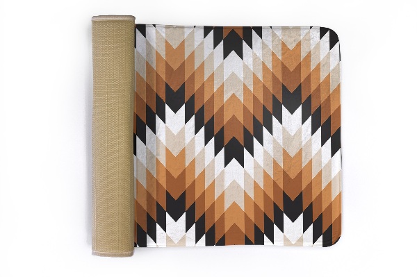 Kleed Geometrisch visgraatpatroon
