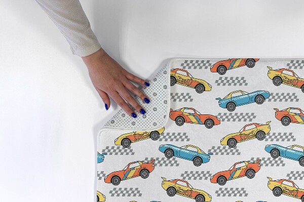 Kleed Raceauto's en dambord