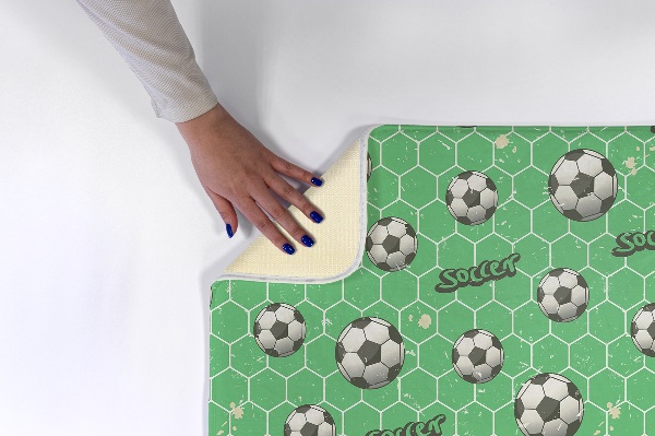 Kleed Voetballen patroon
