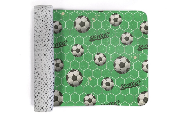 Kleed Voetballen patroon