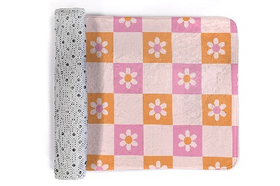 Kleed Bloemen pastel patroon