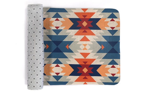 Kleed Azteek geometrisch patroon