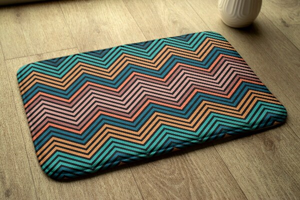 Kleed Zigzag met gekleurde strepen