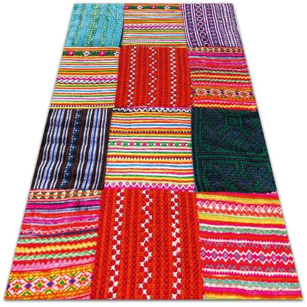 Vinyl tapijt Turkse patchwork