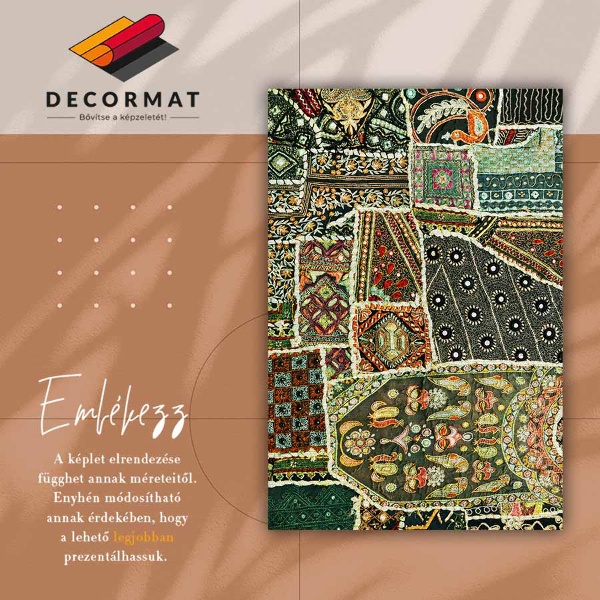 Vloerkleed vinyl Patchwork in een turkse stijl
