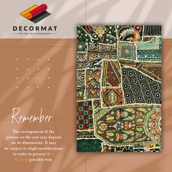 Vloerkleed vinyl Patchwork in een turkse stijl