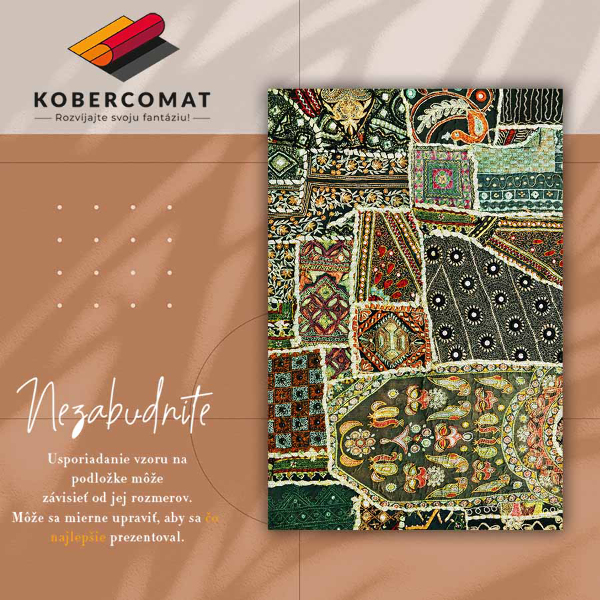 Vloerkleed vinyl Patchwork in een turkse stijl
