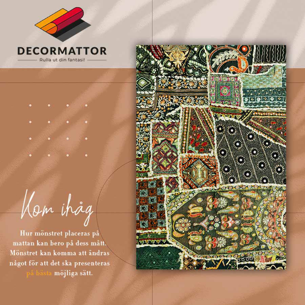 Vloerkleed vinyl Patchwork in een turkse stijl