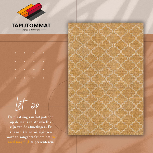 Vinyl tapijt Marokkaans patroon