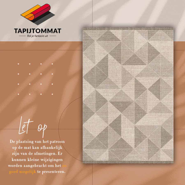 Vinyl tapijt Driehoeken en vierkanten