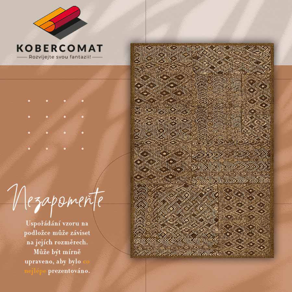 Vinyl vloerkleed Tribale patroon