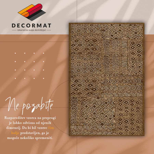 Vinyl vloerkleed Tribale patroon