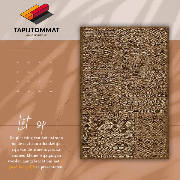 Vinyl vloerkleed Tribale patroon