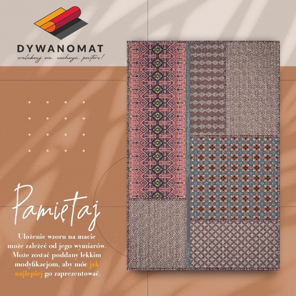 Vinyl tapijt Aztec -patroon