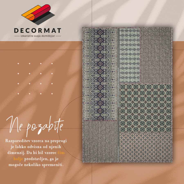 PVC mat Aztec -stijl