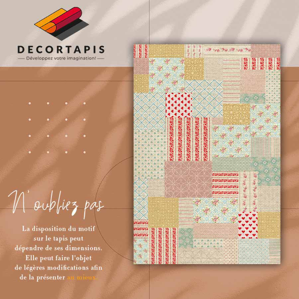 Vinyl tapijt Kleurrijk patchwork